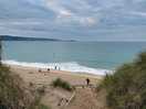 The walk to the beach