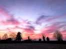 Sunrise from the electric pitches