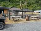 Outdoor bar and undercover seating