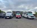 Back of carpark during day when quiet