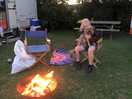 We were able to have a fire and the fire pits were already there it made it more like camping