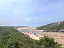 Coastal walk to crantock beach
