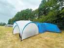 Our tent pitch, plenty of room
