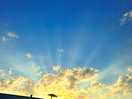 Sunshine through the clouds