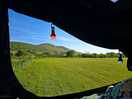 Mountain view from roof tent