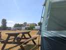 Picnic benches available to use