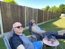 Enjoying our peaceful stay