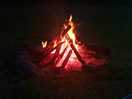 A nice little fire in the pit