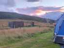 Sunset at the camp