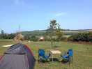 View from tent pitches
