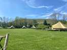 View from the bell tents.