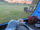 Enjoying the sunrise