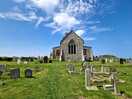 Church on edge of beeston regis