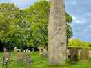Monolith in the local village churchyard