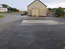 New shower block men one side woman next door at rear wash room