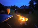 First night by the campfire