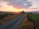Sunset just down from the site