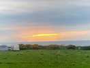 Sunset views from site