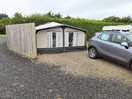 Our touring pitch with our trailer tent