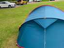 Our tent in the lovely grounds