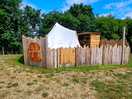 The bell tents