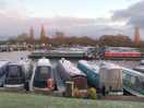 Marina next to showers and toilets building