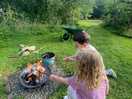 Toasting marshmallows