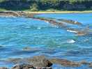 View of the sea- tide coming in.