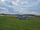 Play area and surrounding free play space