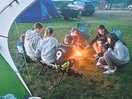 The kids made some campfire friends