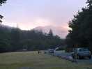 View towards y wyddfa from the campsite.