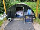 Foxes den pig sty very comfy and large inside