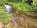 River yeo running past the site.