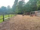 Communal area with amenities block and pizza area