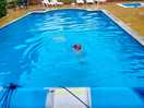 Heated out door pool