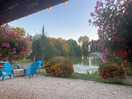 View of the lake from the restaurant