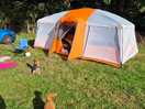 Plenty of space around our tent no size min or max so was perfect!