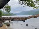 From the beach across the loch