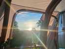 Sunny evening view.