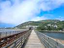 Footbridge to/from barmouth to morfa mawddach train station