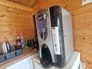 Coffee machine, kettle, toaster, fridge freezer and washing machine on site