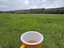 Morning coffee on the pitch