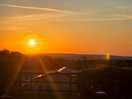 Beautiful sunset seen from our pitch