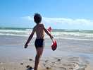 On the beach