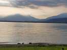 The views are spectacular. mont blanc can be seen from the lake