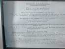 Information in the ablutions block