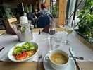 My soup and salad which again were delicious.