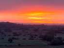 Sun set over somerset