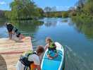 Paddle boarding