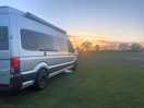 Sunset at camper uk